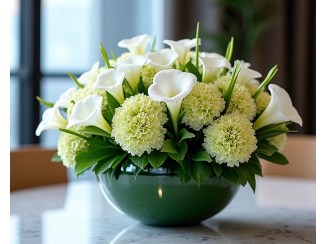 Gubahan bunga meja eksekutif untuk acara korporat